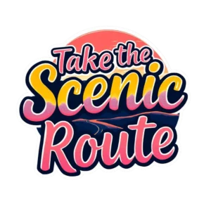 Take the Scenic Route Vinyl Sticker